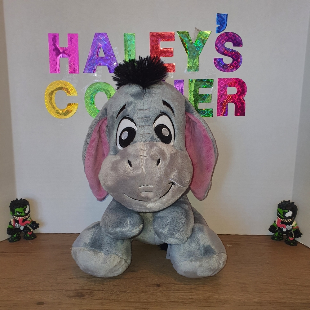 Disney Parks Baby Eeyore Big Feet 12” Plush Toy Stuffed Animal Winnie the Pooh